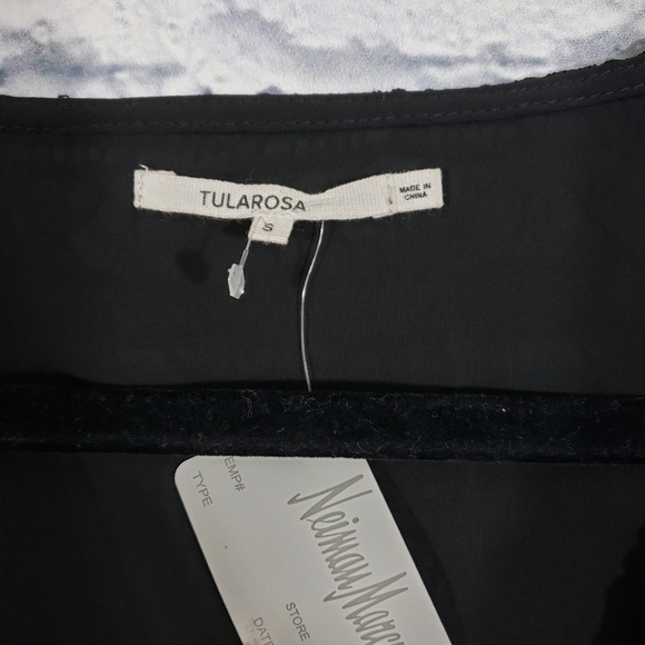 Tularosa black midi knit overlay dress - Picture 2 of 9